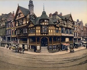 Cheshire Collection: Eastgate Street, Chester, c1890s