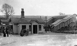Dorset Collection: Evershot Station, Dorset, c.1910