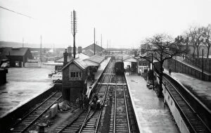 Signal Box Gallery: Evesham Station, Worcestershire, c.1959