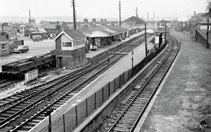 Signal Box Gallery: Evesham Station, Worcestershire, May 1962
