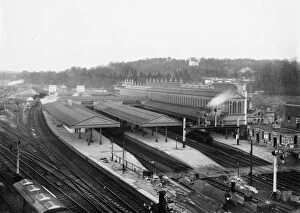 Images Dated 19th November 2010: Exeter St Davids Station, Devon, c.1914