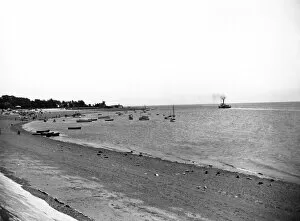 Exmouth Beach, Devon, July 1923