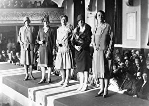 Images Dated 5th November 2007: Fashion Show in the Mechanics Institute c. 1920s