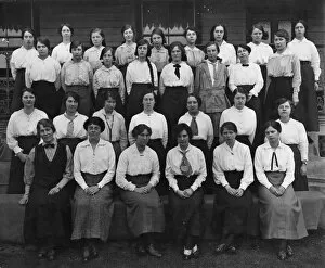 Workers at Swindon Works Gallery: Female Clerks at Swindon Works, 1916