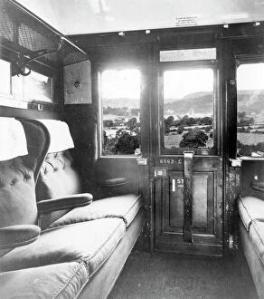 First Class Carriages Collection: First Class Compartment of Composite Carriage