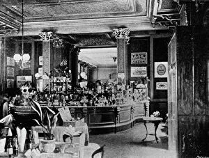 Swindon Junction Station Gallery: First Class Refreshment Rooms at Swindon Station, c.1890s