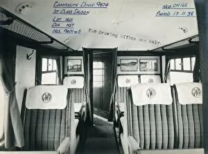 Carriage Gallery: First Class Saloon, Restaurant Car, 1938