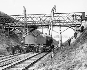 Other Bridges, Viaducts & Tunnels Gallery: Footbridge at Saltford, c1900