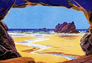 Artwork Collection: The Golden Sands of Wales, 1924