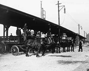Horse Drawn Vehicles Gallery: Goods Depot, South Lambeth, 1909