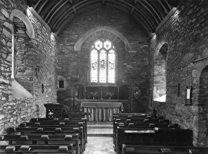 Church Collection: Govan Haven, Interior of St Just Church, July 1947