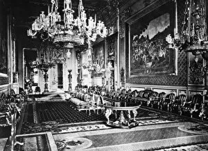 Royal Collection: Grand Reception Room, Windsor Castle, 1950