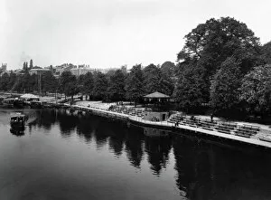 River Dee Gallery: The Groves, Chester, Cheshire, June 1925