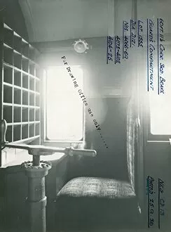 Images Dated 16th May 2022: Guards Compartment of Brake Corridor Third Carriage, 1936
