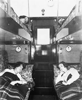 1928 Collection: GWR Third class sleeping carriage, 1928