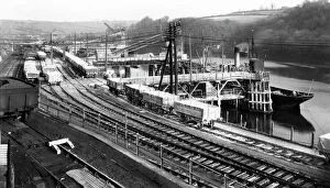 Images Dated 25th May 2012: GWR Docks Fowey, c1920s