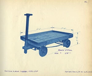 Documents Collection: GWR luggage trolley, c.1920s