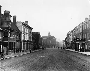 Buckinghamshire Collection: High Wycombe high street, c1910