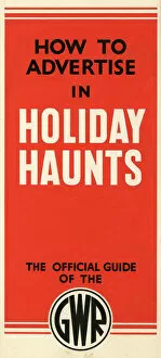 Leaflet Gallery: Holiday Haunts Artwork, 1935