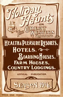 Advertising Gallery: Holiday Haunts guide book, 1906