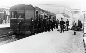 Steam Rail Motor Gallery: Hungerford station, c.1906