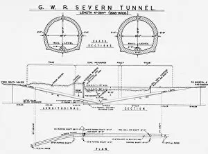 Tunnel Gallery: Image 1 Cross section of tunnel
