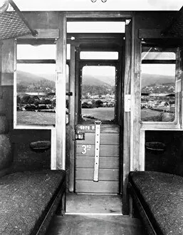 Passenger Brake and Composite Brake Vans Gallery: Interior view of composite coach no. 6076
