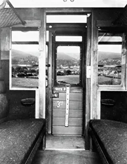 Third Class Carriages Collection: Interior view of composite coach no. 6076