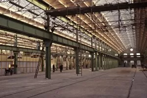 B Shed Gallery: Internal view of B Shed, c1990s
