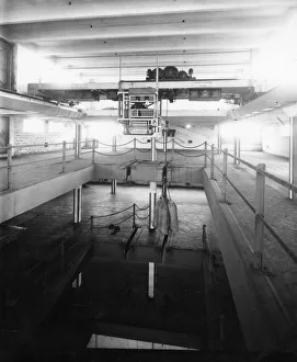 Oxfordshire Collection: Internal view of the Provender Store, Didcot
