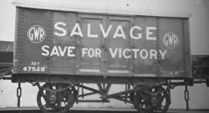 World War 2 Gallery: Iron Mink Wagon converted into a salvage van, c.1940