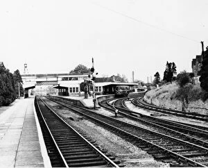 Kemble Station looking towards Stroud, c.1960s