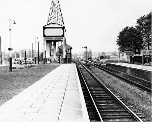 Tower Gallery: Kemble station and Water Tower, c.1960s