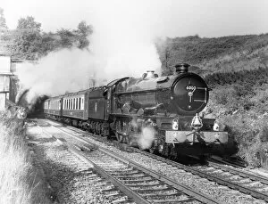 King George V Collection: King George V hauling an express train