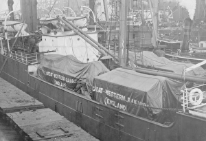 King George V Collection: King George V and North Star on board the SS Chicago City, 1927