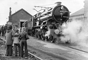 King Class Locomotives Gallery: King George V at Swindon Works, 1970s