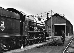King Class Locomotives Gallery: King George V at Swindon Works, 1979