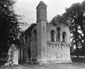 Ruins Gallery: Lady Chapel at Glastonbury Abbey, Somerset, May 1928