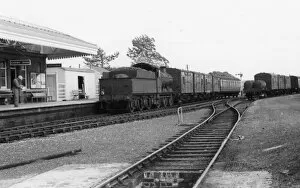 Berkshire Collection: Lambourn Station, September 1952