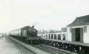 Laverton Halt in Gloucestershire, 1955