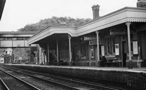 Herefordshire Collection: Ledbury Station, Herefordshire, 25th June 1950