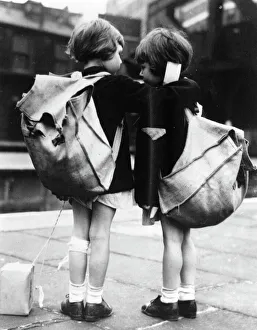 little girls awaiting evacuation paddington