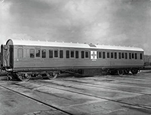 Images Dated 25th February 2014: LMS coach no. 6204 converted to an ambulance train car, 1939