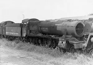 Scrap Gallery: Locomotive No. 6984, Owsden Hall, at Barry Scrapyard, c1980