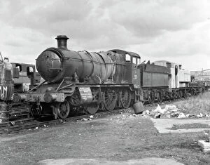 Locomotive No.9303 at Barry Scrapyard, c1980