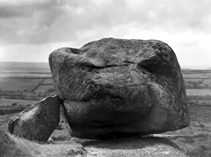 Cornwall Gallery: Logan Rock, Cornwall, June 1946