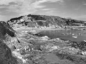 Rocks Collection: Looe Bay, Cornwall, August 1936