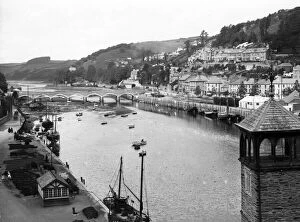 Town Collection: Looe, Cornwall, March 1924