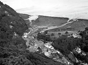 Harbour Collection: Lynmouth in Devon, August 1950