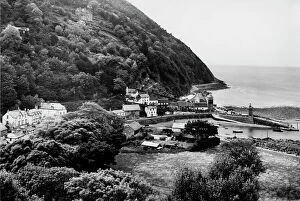 Harbour Collection: Lynmouth Harbour, Devon, September 1934